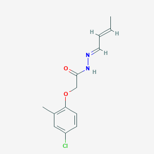 N'-(2-butenylidene)-2-(4-chloro-2-methylphenoxy)acetohydrazide