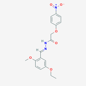 N'-(5-ethoxy-2-methoxybenzylidene)-2-{4-nitrophenoxy}acetohydrazide