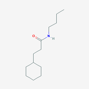 molecular formula C13H25NO B450082 N-butyl-3-cyclohexylpropanamide 