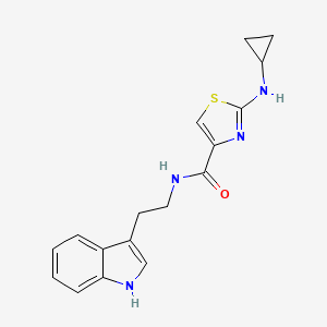 2-(cyclopropylamino)-N-[2-(1H-indol-3-yl)ethyl]-1,3-thiazole-4-carboxamide