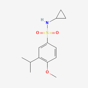 N-cyclopropyl-3-isopropyl-4-methoxybenzenesulfonamide