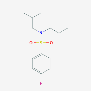 4-fluoro-N,N-bis(2-methylpropyl)benzenesulfonamide