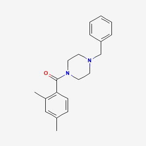 molecular formula C20H24N2O B4500888 1-benzyl-4-(2,4-dimethylbenzoyl)piperazine 