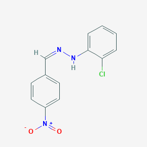 molecular formula C13H10ClN3O2 B450094 4-Nitrobenzaldehyde (2-chlorophenyl)hydrazone 