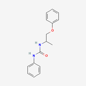 molecular formula C16H18N2O2 B4500953 N-(1-methyl-2-phenoxyethyl)-N'-phenylurea 