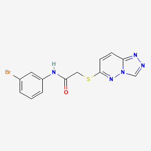 N-(3-bromophenyl)-2-([1,2,4]triazolo[4,3-b]pyridazin-6-ylsulfanyl)acetamide