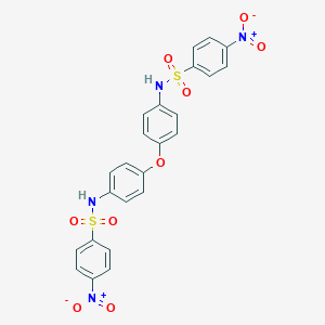 4-nitro-N-(4-{4-[({4-nitrophenyl}sulfonyl)amino]phenoxy}phenyl)benzenesulfonamide