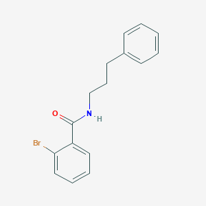 molecular formula C16H16BrNO B450098 2-bromo-N-(3-phenylpropyl)benzamide 