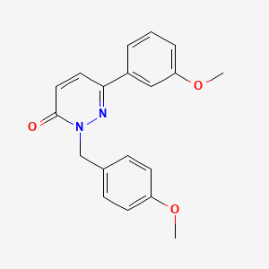 2-(4-methoxybenzyl)-6-(3-methoxyphenyl)pyridazin-3(2H)-one