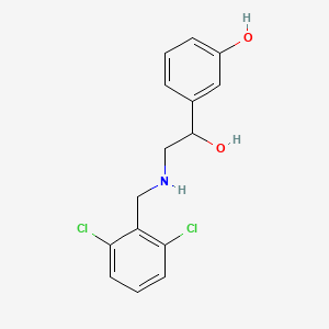 3-{2-[(2,6-dichlorobenzyl)amino]-1-hydroxyethyl}phenol