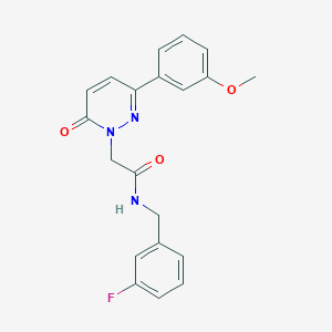 N-(3-fluorobenzyl)-2-[3-(3-methoxyphenyl)-6-oxo-1(6H)-pyridazinyl]acetamide