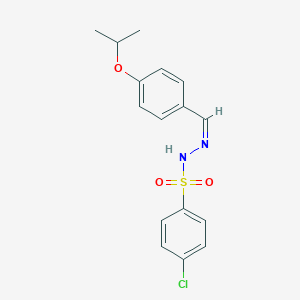 4-chloro-N'-(4-isopropoxybenzylidene)benzenesulfonohydrazide