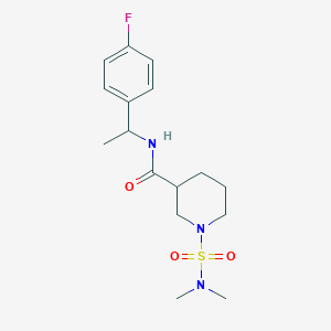 1-[(dimethylamino)sulfonyl]-N-[1-(4-fluorophenyl)ethyl]-3-piperidinecarboxamide