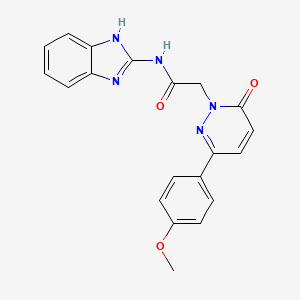 N-(1H-benzimidazol-2-yl)-2-[3-(4-methoxyphenyl)-6-oxopyridazin-1(6H)-yl]acetamide