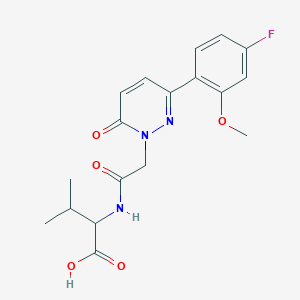 N-{[3-(4-fluoro-2-methoxyphenyl)-6-oxo-1(6H)-pyridazinyl]acetyl}valine