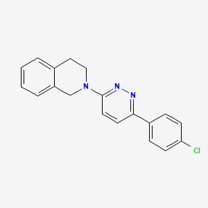 2-[6-(4-Chlorophenyl)pyridazin-3-yl]-1,2,3,4-tetrahydroisoquinoline