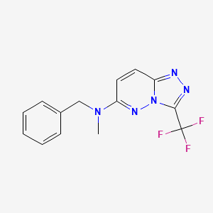 N-benzyl-N-methyl-3-(trifluoromethyl)[1,2,4]triazolo[4,3-b]pyridazin-6-amine