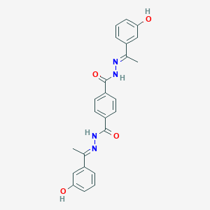 N'~1~,N'~4~-bis[1-(3-hydroxyphenyl)ethylidene]terephthalohydrazide