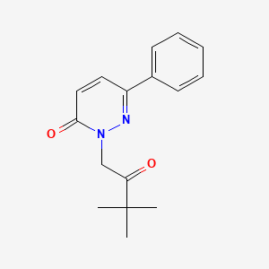 2-(3,3-dimethyl-2-oxobutyl)-6-phenylpyridazin-3(2H)-one