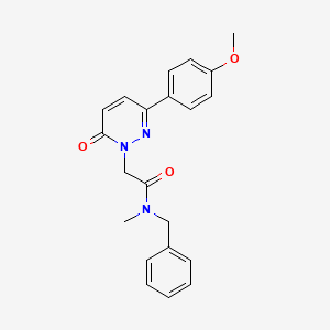 N-benzyl-2-(3-(4-methoxyphenyl)-6-oxopyridazin-1(6H)-yl)-N-methylacetamide