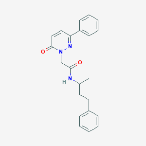 2-(6-oxo-3-phenylpyridazin-1(6H)-yl)-N-(4-phenylbutan-2-yl)acetamide