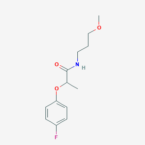 2-(4-fluorophenoxy)-N-(3-methoxypropyl)propanamide