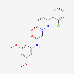 2-[3-(2-chlorophenyl)-6-oxopyridazin-1(6H)-yl]-N-(3,5-dimethoxyphenyl)acetamide