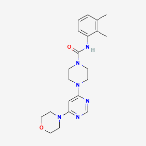 N-(2,3-dimethylphenyl)-4-[6-(4-morpholinyl)-4-pyrimidinyl]-1-piperazinecarboxamide