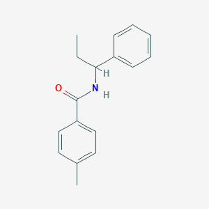 4-methyl-N-(1-phenylpropyl)benzamide