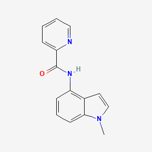 N-(1-methyl-1H-indol-4-yl)-2-pyridinecarboxamide