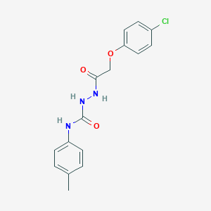 2-[(4-chlorophenoxy)acetyl]-N-(4-methylphenyl)hydrazinecarboxamide