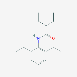 molecular formula C16H25NO B450163 N-(2,6-diethylphenyl)-2-ethylbutanamide 