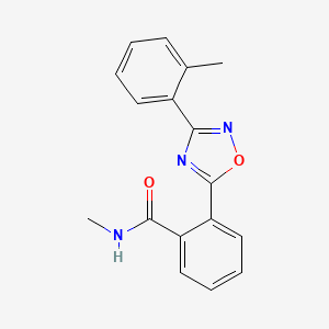 N-methyl-2-[3-(2-methylphenyl)-1,2,4-oxadiazol-5-yl]benzamide