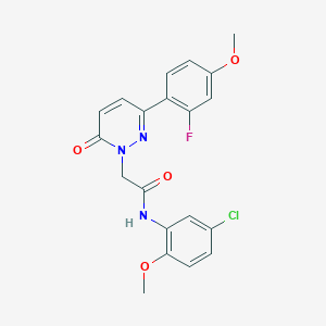 N-(5-chloro-2-methoxyphenyl)-2-[3-(2-fluoro-4-methoxyphenyl)-6-oxopyridazin-1(6H)-yl]acetamide