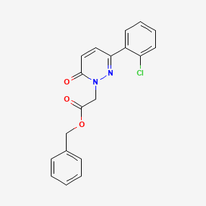 benzyl [3-(2-chlorophenyl)-6-oxo-1(6H)-pyridazinyl]acetate