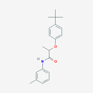 2-(4-tert-butylphenoxy)-N-(3-methylphenyl)propanamide
