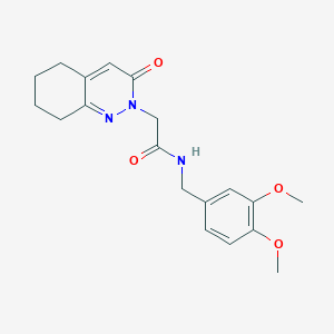 N-(3,4-dimethoxybenzyl)-2-(3-oxo-5,6,7,8-tetrahydro-2(3H)-cinnolinyl)acetamide