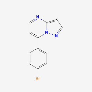 7-(4-bromophenyl)pyrazolo[1,5-a]pyrimidine