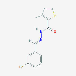 N'-(3-bromobenzylidene)-3-methyl-2-thiophenecarbohydrazide