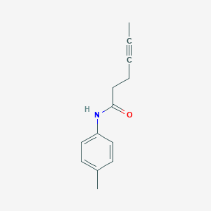 N-(4-methylphenyl)hex-4-ynamide