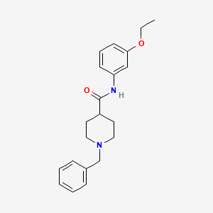 1-benzyl-N-(3-ethoxyphenyl)-4-piperidinecarboxamide