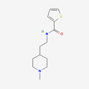 N-[2-(1-methyl-4-piperidinyl)ethyl]-2-thiophenecarboxamide