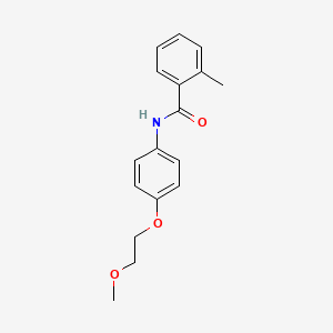 N-[4-(2-methoxyethoxy)phenyl]-2-methylbenzamide