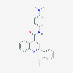 N-[4-(dimethylamino)phenyl]-2-(2-methoxyphenyl)quinoline-4-carboxamide