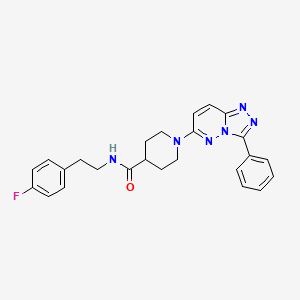 N-[2-(4-fluorophenyl)ethyl]-1-(3-phenyl[1,2,4]triazolo[4,3-b]pyridazin-6-yl)piperidine-4-carboxamide