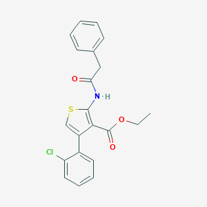 Ethyl 4-(2-chlorophenyl)-2-[(phenylacetyl)amino]thiophene-3-carboxylate