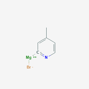 molecular formula C6H6BrMgN B045019 4-Methyl-2-pyridylmagnesium bromide CAS No. 113170-67-5