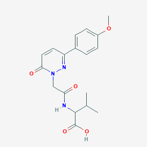 N-{[3-(4-methoxyphenyl)-6-oxo-1(6H)-pyridazinyl]acetyl}valine