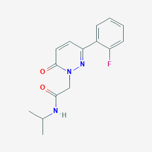 2-[3-(2-fluorophenyl)-6-oxo-1(6H)-pyridazinyl]-N-isopropylacetamide