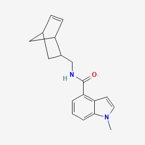 N-(bicyclo[2.2.1]hept-5-en-2-ylmethyl)-1-methyl-1H-indole-4-carboxamide